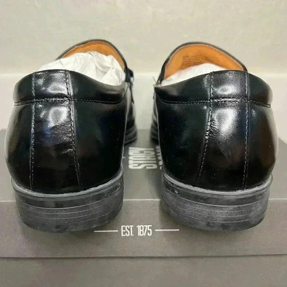 Stacy Adams PIERCE Moc Toe Bit Slip On Men’s Dress Shoe/Black/SZ 10M main image 4